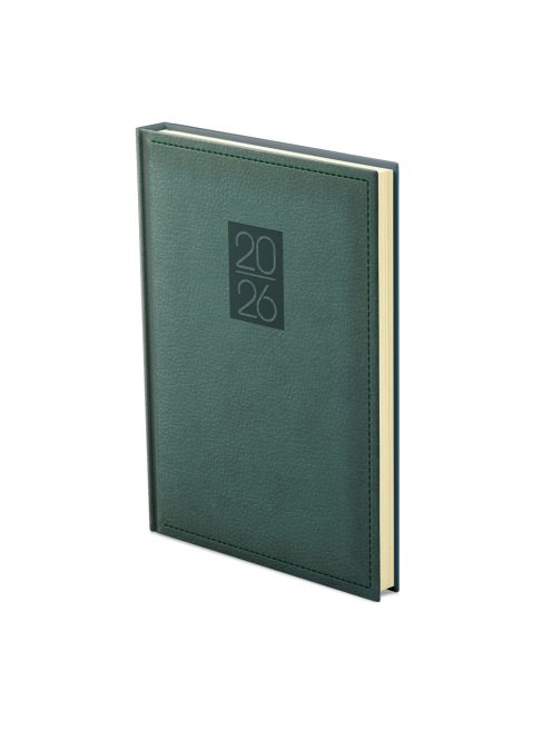 Classic B5 heti zöld határidőnapló - 2026