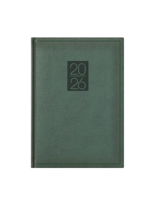 Classic B5 heti zöld határidőnapló - 2026