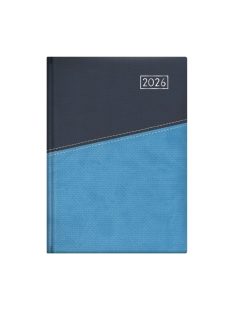 Duplex B5 heti kék-világoskék határidőnapló - 2026