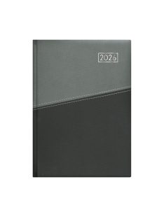 Duplex B5 heti szürke-antracit határidőnapló - 2026