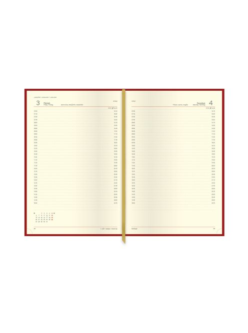 Image B5 napi vörösesbarna határidőnapló - 2026