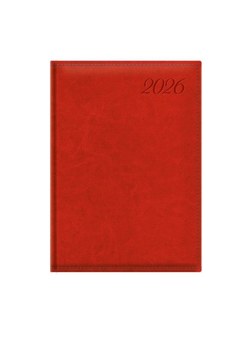 Image B5 napi piros határidőnapló - 2026