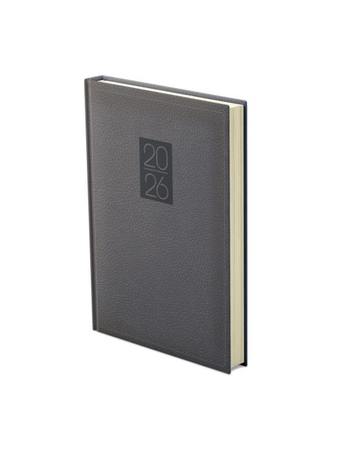 Classic A5 napi fekete határidőnapló - 2026