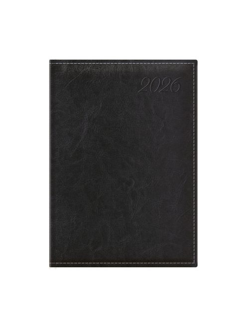 Image A5 napi fekete határidőnapló - 2026