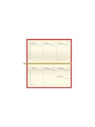 Classic fekvő zsebnaptár bordó - 2026