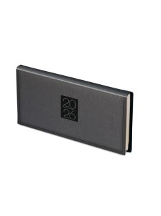 Classic fekvő zsebnaptár fekete - 2026