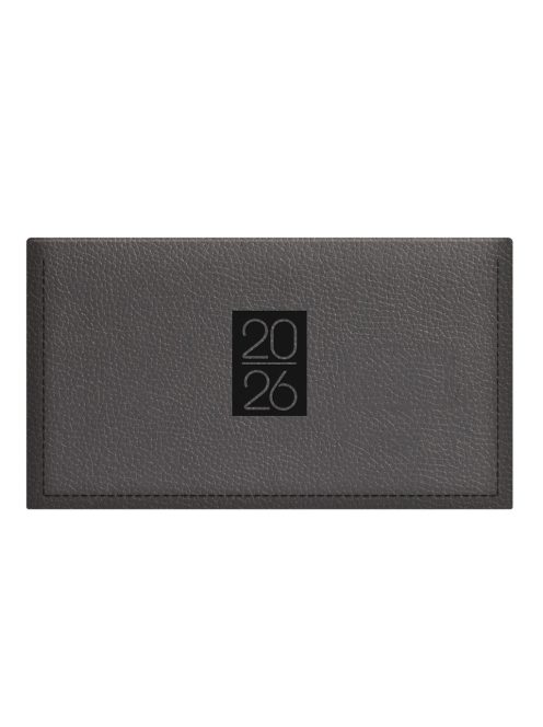 Classic fekvő zsebnaptár fekete - 2026