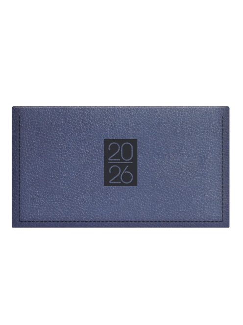 Classic fekvő zsebnaptár kék - 2026