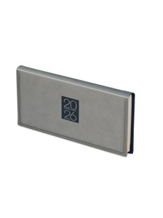 Classic fekvő zsebnaptár szürke - 2026