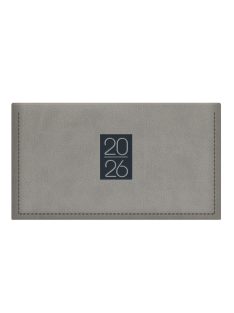 Classic fekvő zsebnaptár szürke - 2026