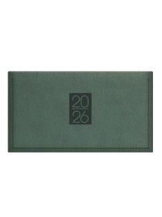 Classic fekvő zsebnaptár zöld - 2026