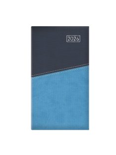 Duplex álló zsebnaptár kék-világoskék - 2026
