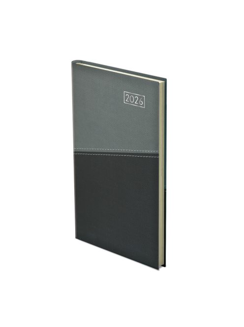 Duplex álló zsebnaptár szürke-antracit - 2026