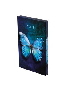   "404 Notes found" jegyzetfüzet - A5 Butterfly blue