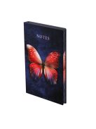 "404 Notes found" jegyzetfüzet - A5 Butterfly red