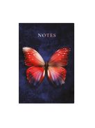 "404 Notes found" jegyzetfüzet - A5 Butterfly red