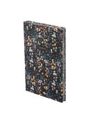 "404 Notes found" jegyzetfüzet - A5 Flowers black
