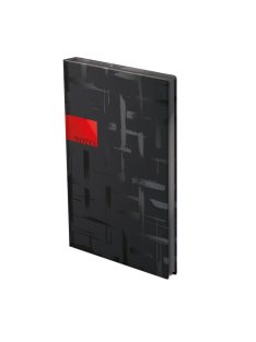 "404 Notes found" jegyzetfüzet - A5 Black square