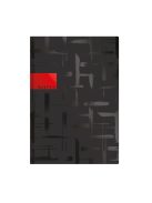"404 Notes found" jegyzetfüzet - A5 Black square