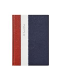 Fashion B5 heti határidőnapló bordó-fehér-kék - 2026
