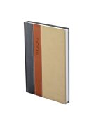 Fashion B5 heti határidőnapló antracit-barna-bézs - 2026