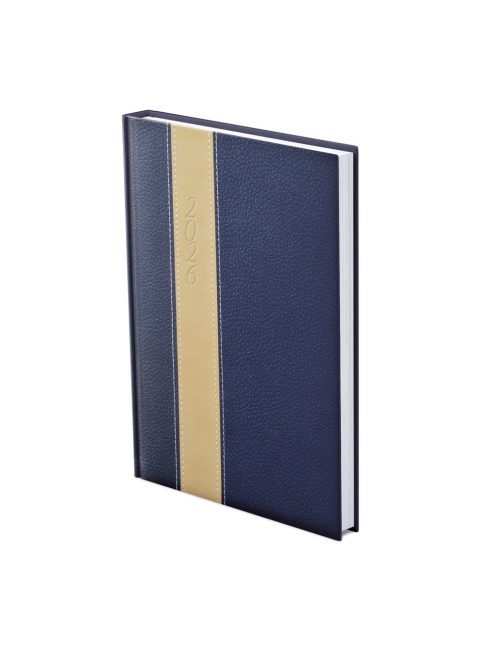 Fashion B5 heti határidőnapló kék-bézs-kék - 2026