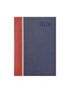 Groovy B5 heti határidőnapló bordó-fehér-kék - 2026