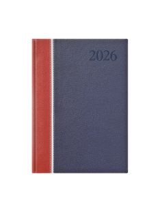 Groovy B5 heti határidőnapló bordó-fehér-kék - 2026
