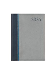 Groovy B5 heti határidőnapló kék-kék-szürke - 2026
