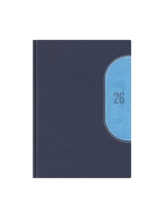 Kredo B5 heti határidőnapló kék-világoskék - 2026