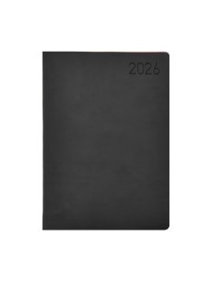 Madeira B5 heti határidőnapló fekete-bordó - 2026