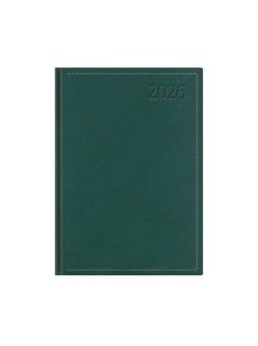 Traditional B5 heti határidőnapló zöld - 2026