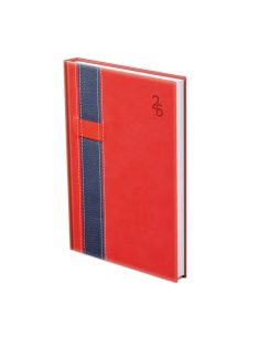 Vario B5 heti határidőnapló piros-kék - 2026