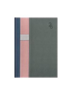 Vario B5 heti határidőnapló kék-rózsa-szürke - 2026