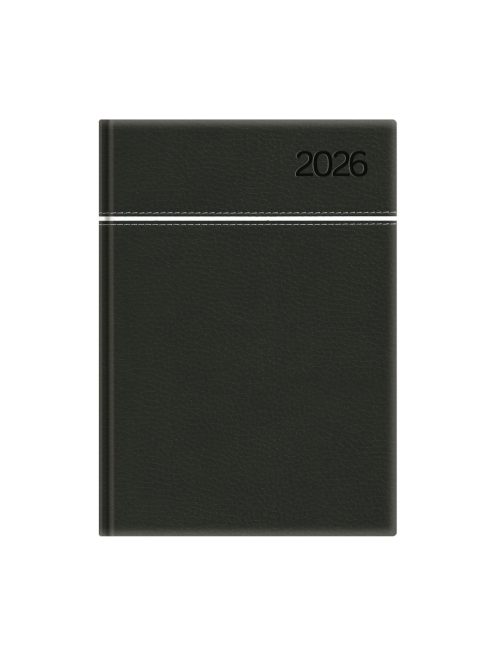 Young B5 heti határidőnapló fekete-fehér - 2026