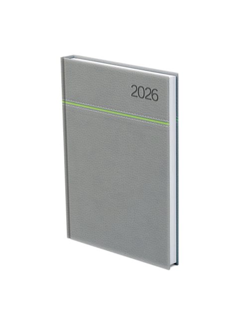 Young B5 heti határidőnapló szürke-zöld - 2026