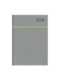 Young B5 heti határidőnapló szürke-zöld - 2026