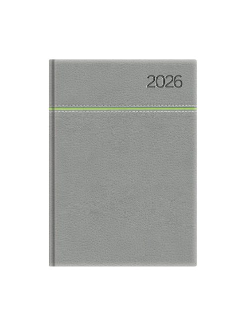 Young B5 heti határidőnapló szürke-zöld - 2026