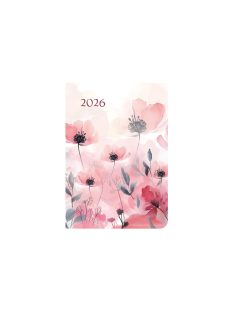 Flexi B6 heti határidőnapló pipacs - 2026