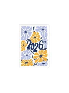 Flexi B6 heti határidőnapló retro bloom - 2026