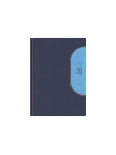 Kredo B6 heti határidőnapló kék-világoskék - 2026