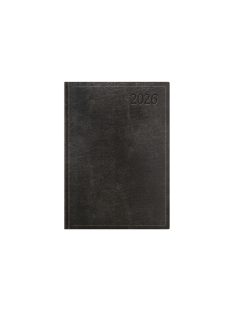 Traditional B6 heti határidőnapló fekete - 2026