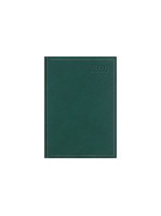 Traditional B6 heti határidőnapló zöld - 2026