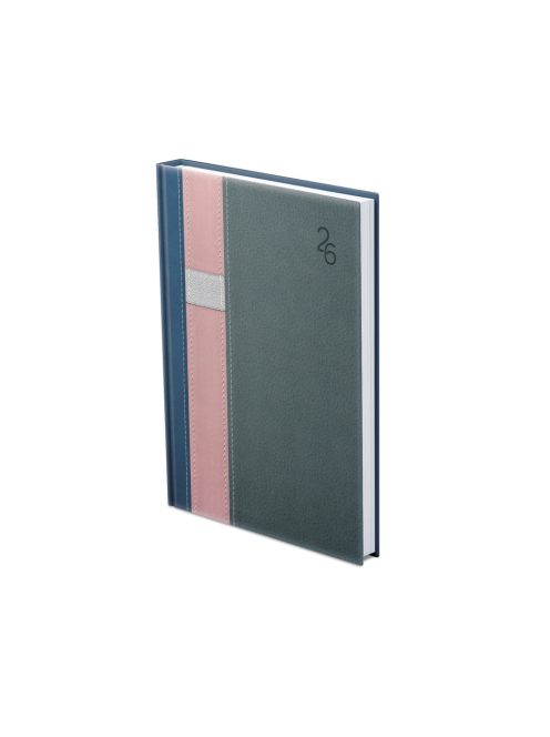 Vario B6 heti határidőnapló kék-rózsa-szürke - 2026