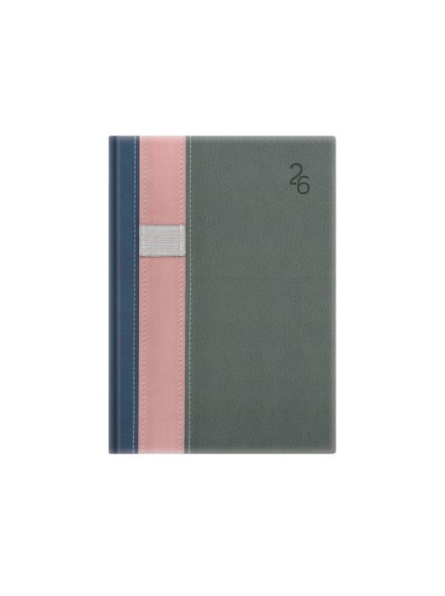 Vario B6 heti határidőnapló kék-rózsa-szürke - 2026