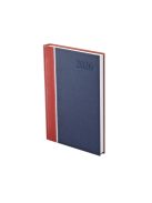 Groovy A5 heti határidőnapló bordó-fehér-kék - 2026