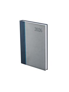 Groovy A5 heti határidőnapló kék-kék-szürke - 2026