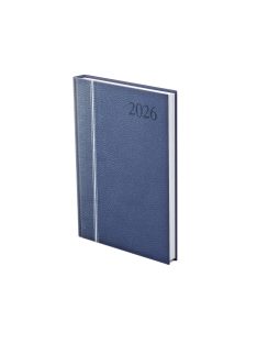 Groovy A5 heti határidőnapló kék-ezüst-kék - 2026