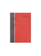 Groovy A5 heti határidőnapló antracit-ezüst-bordó - 2026