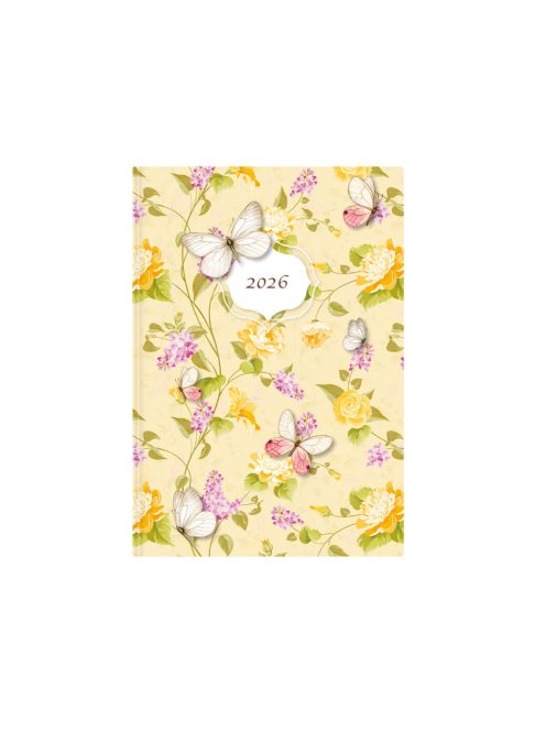 Joy A5 heti határidőnapló pillangó - 2026